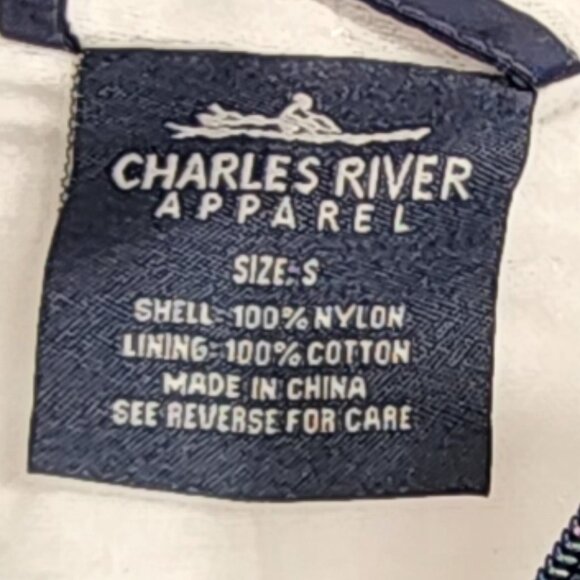 CHARLES RIVER-Jacket-SMALL-MEN/WOMEN- Wind/Rain-BLUE-Hooded--NWT- Unisex - Picture 16 of 16